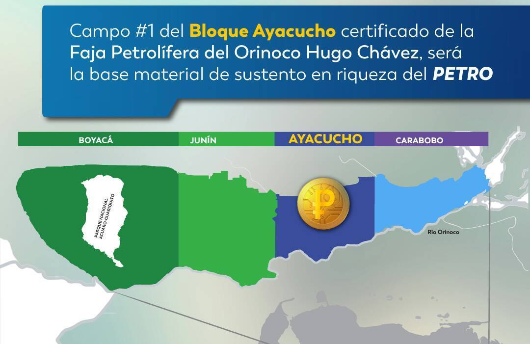 Bloque Ayacucho faja petrolífera del orinoco