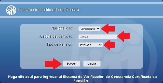 Datos personales pension IVSS